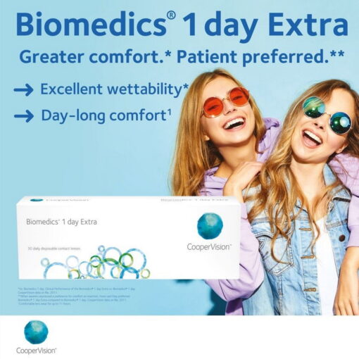 Biomedics 1 Day Extra Lenses