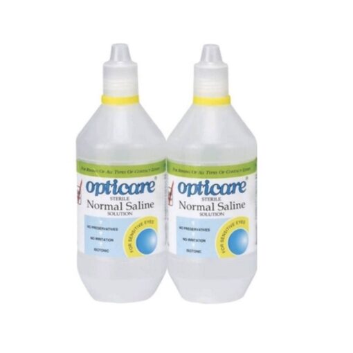 Opticare Sterile Normal Saline 2X500ml