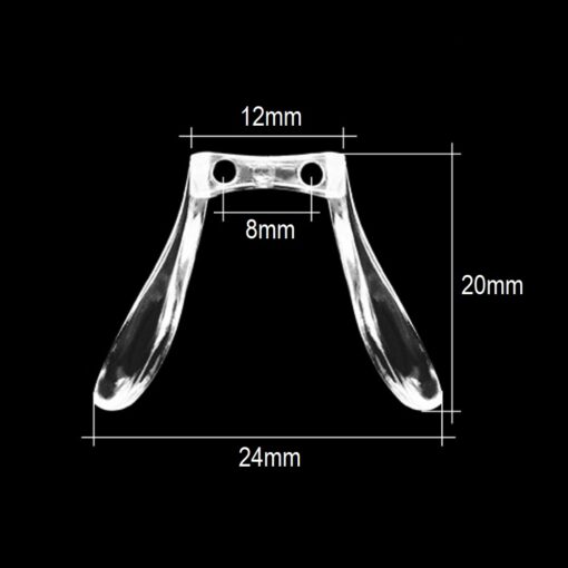 two-holes screw-in joint u-shaped nose pad