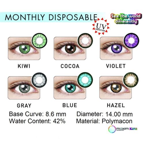 MAXIM BIG COLOUR EYES BLUE BOX