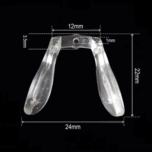 Single-hole screw-in joint bridge Nose Pad